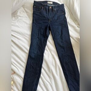 Madewell Dark Wash Skinny Jeans